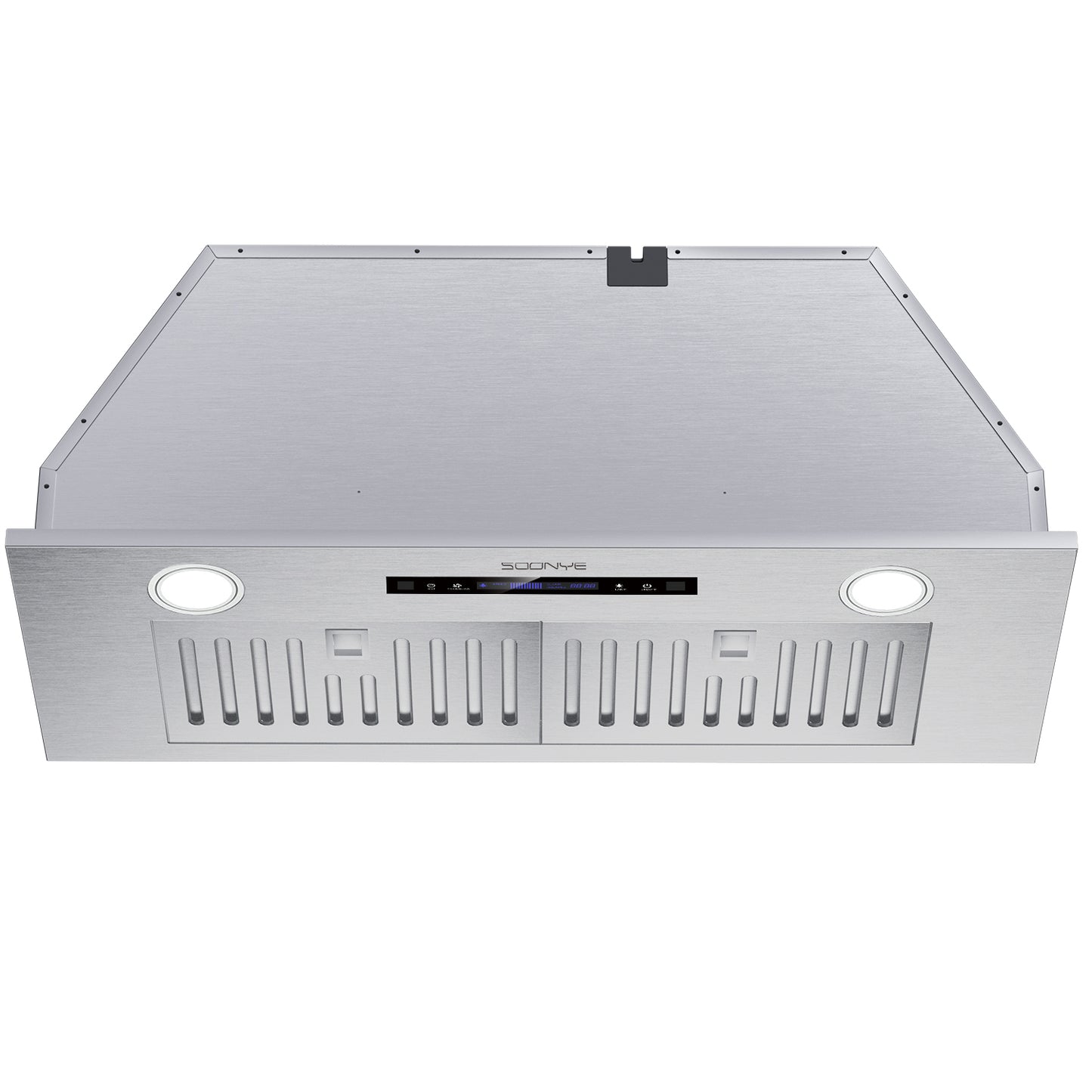 SOONYE Range Hood 30 inch, Insert Range hood 600 CFM Kitchen Vent Stove Hood with 3 Speed Gesture Sensor Touch Control with Remote, Permanent Baffle Filter, Ducted/Ductless Convertible